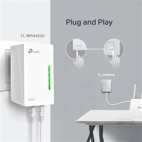 TP-Link 300Mbps AV500 WiFi Powerline Extender.