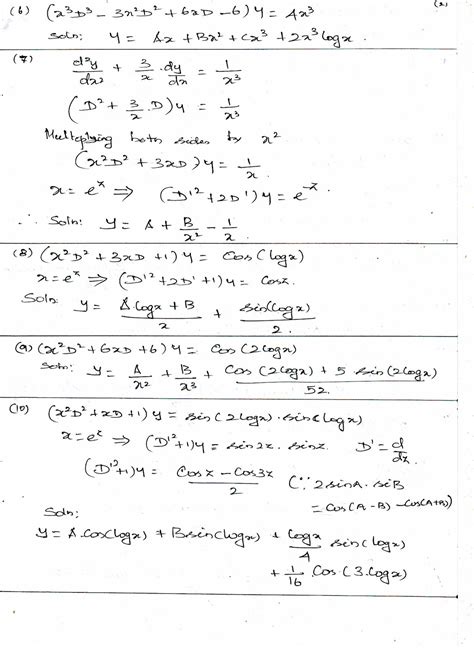 TPGIT MATHEMATICS Linear Differential Equations with variable