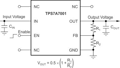 TPS7A7001DDAR Texas Instruments Mouser