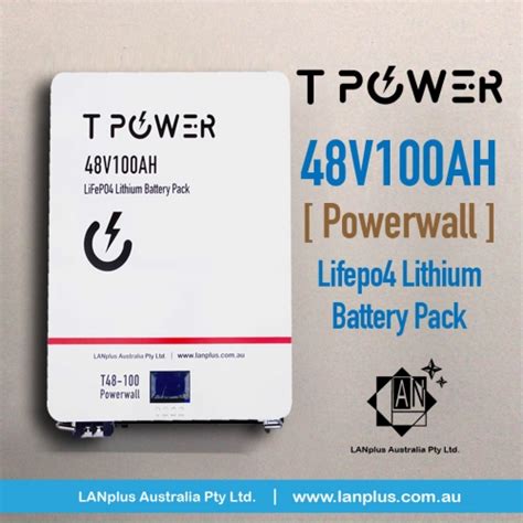 TPower Powerwall LiFePO4 48V 100AH Lithium Battery pack For Solar RV ...