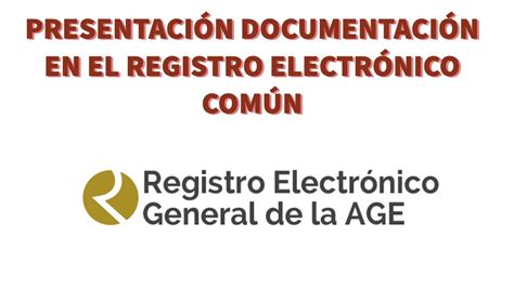 TR Registro Electrónico Común IFBS - egoitza