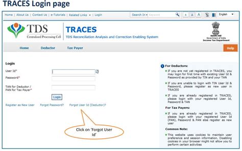 TRACES : Deductor Forgot Password - Learn by Quicko