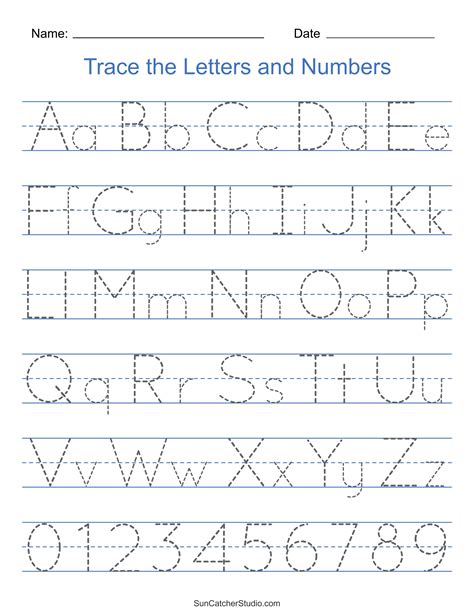 Tracing Alphabet Letters (Printable Handwriting … - balustradellc