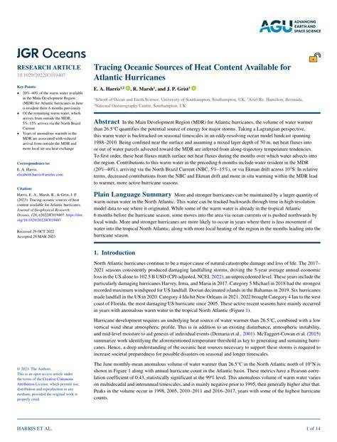 Tracing Oceanic Sources of Heat Content Available for Atlantic ... - raincitystudios.com