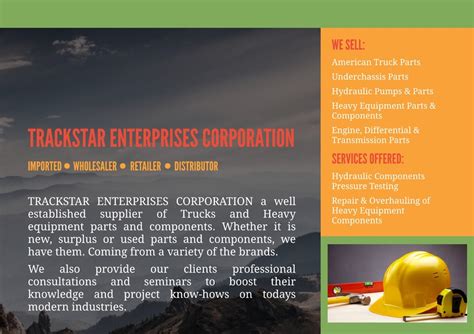 TRACKSTAR ENTERPRISES CORP. Company Profile Quezon City, …