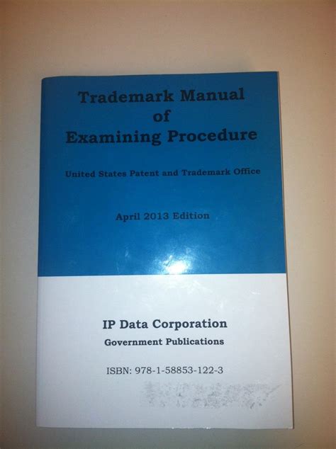 TRADEMARK MANUAL OF EXAMINING PROCEDURE (TMEP)