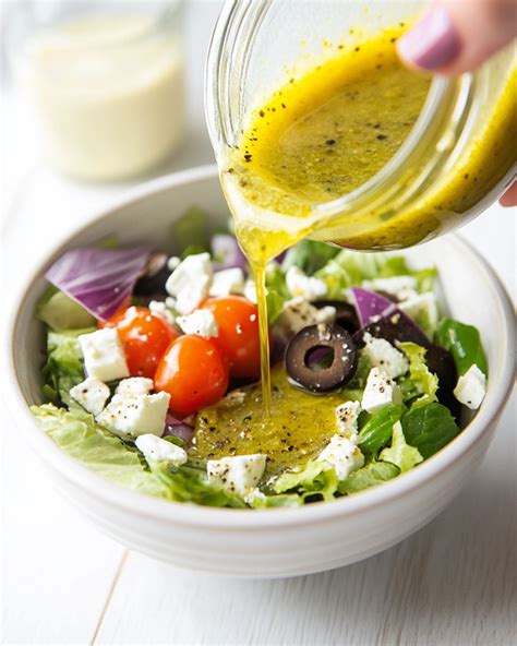 Traditional Greek Salad with Homemade Greek Dressing - balustradellc