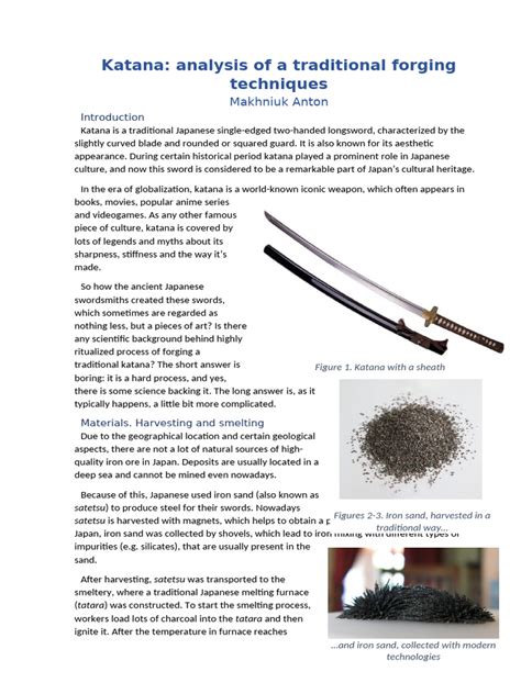 Traditional Katana Forging Techniques - Scribd - wintechmobiles.com