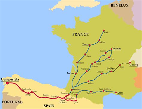 Traditional pilgrim routes - Walking in France - wintechmobiles.com