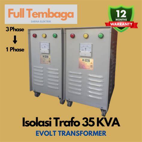 Trafo Isolasi 35 KVA - 3 Phase ke 1 Phase - raincitystudios.com
