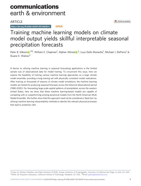 Training machine learning models on climate model output yields ... - coolestguyplanet.net