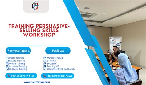 TRAINING PERSUASIVE SELLING SKILLS WORKSHOP - balustradellc
