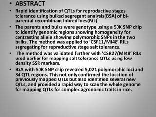 Trait identification and QTL validation for reproductive … - raincitystudios.com