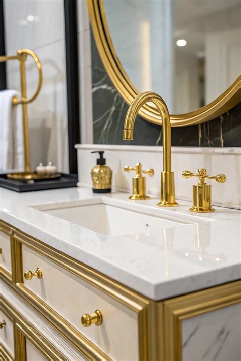 Transform Your Bathroom with a Luxurious Gold … - balustradellc