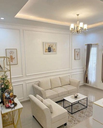 Transformasi Ruang Tamu Minimalis dengan Wall Moulding - balustradellc