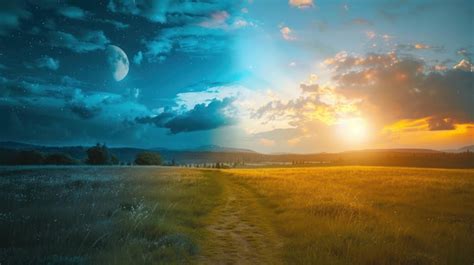 Transition Day Into Night royalty-free images - balustradellc