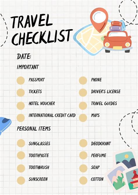 Travel Checklist - Transportation Security Administration - balustradellc