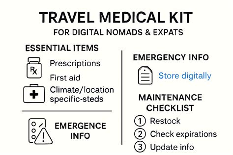 Travel Medical Kit Essentials for Digital Nomads and … - balustradellc