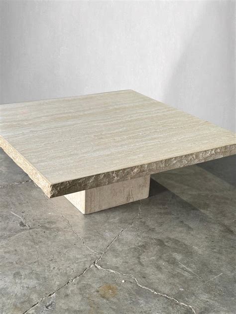 Travertine Marble Tray – Vintage Stone Coffee Table ... - Etsy - balustradellc