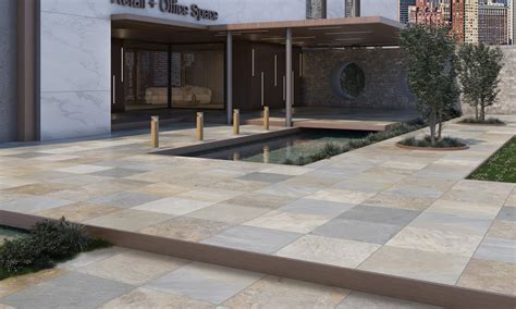 TREAD™ Porcelain Pavers: High Style 2CM Outdoor Pavers