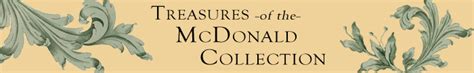 Treasures of the McDonald Collection - Special … - wintechmobiles.com