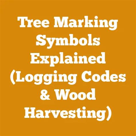 Tree Marking Symbols Explained (Logging Codes - raincitystudios.com