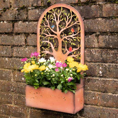 Tree of Life Wall Planter - Olive Green - Made From … - raincitystudios.com