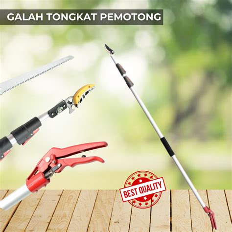 Tree Pruner Galah Tongkat Pemotong Gergaji Gunting Dahan Ranting Tarik ... - balustradellc