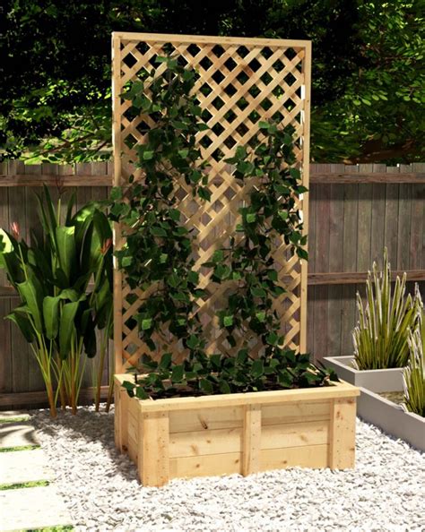 Trellis Planter Box - Lowe's - balustradellc