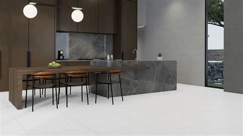 Tren Granit Lantai Abu-Abu Matt Ukuran Besar Bergaya ... - Roman - balustradellc