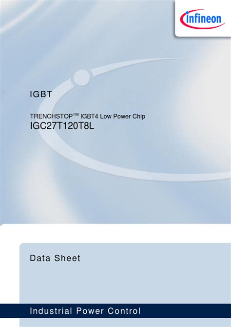 TRENCHSTOPTM IGBT4 Low Power Chip IGC27T120T8L