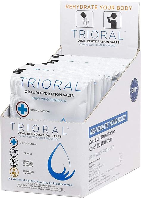 TRIORAL Rehydration Electrolyte Powder - Amazon - balustradellc