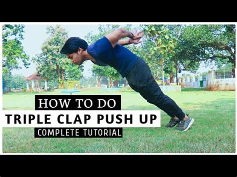 Triple Clap Push Up Tutorial | Best Technique - balustradellc