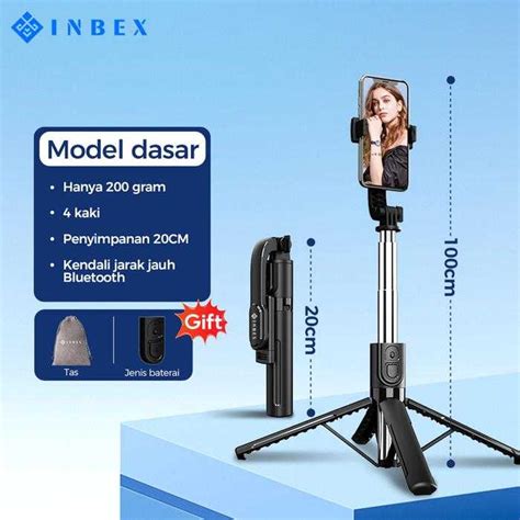 Tripod Inbex QT100 #tripods #tripodtongsis #tongsis #inbex - balustradellc