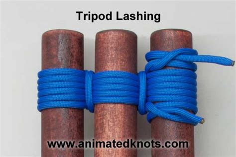 Tripod Lashing Knot - balustradellc