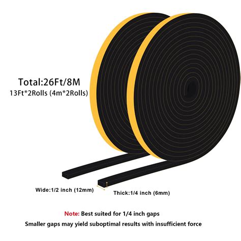 Trisiki Weather Stripping Door Seal Strip, Strong … - balustradellc