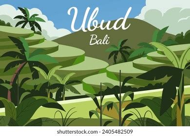 Tropical Ubud illustrations - Shutterstock - balustradellc