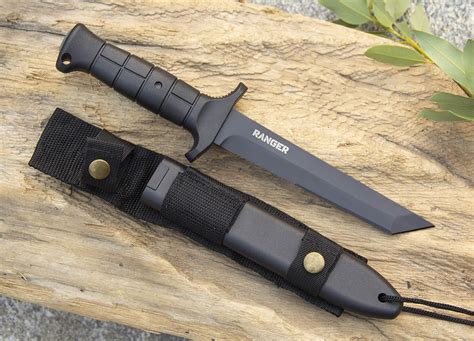 TRS Ranger Full-Tang Fixed Blade, Tanto-Style Tactical Survival ... - balustradellc