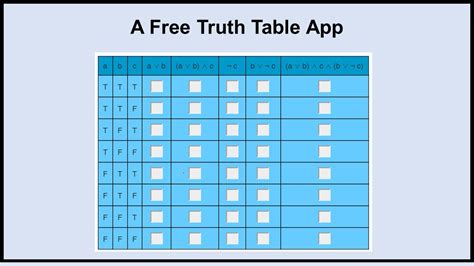 Truth Table Calculator- Free Online Calculator With Steps ... - Symbolab - wintechmobiles.com