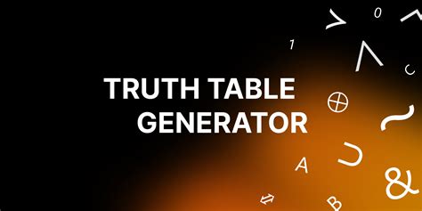 Truth Table Generator with Conclusion - TruthTables - wintechmobiles.com