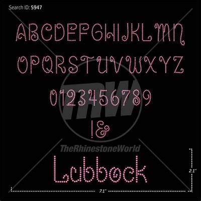 TRW 77 Rhinestone True Type Font Download Tutorial TTF The