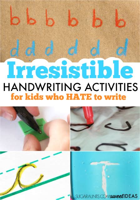 Try These 5 Creative Handwriting Activities For Kids! - balustradellc