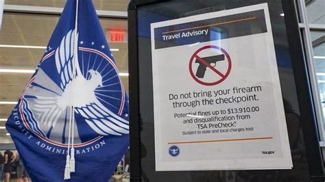 TSA: You could get fined this much if you're caught with a firearm in your carry-on