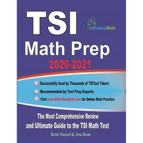 TSI Math Prep 20202021 The Most Comprehensive Review and Ultimate Guide to the TSI Math Test