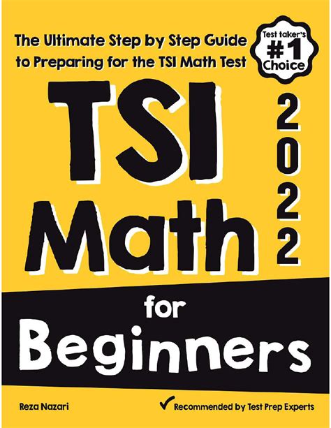 TSIA2 Math for Beginners 2024 The Ultimate Step by Step Guide to