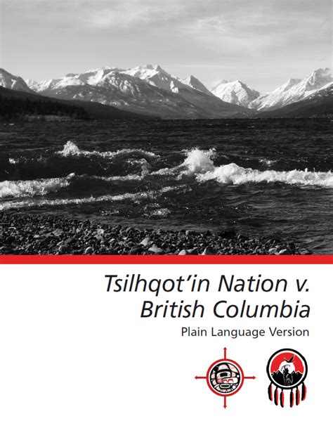 TSILHQOT’IN NATION v. BRITISH COLUMBIA - Lakehead University