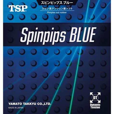 TSP Spinpips Blue Short Pimples Pips-out Table Tennis Rubber …