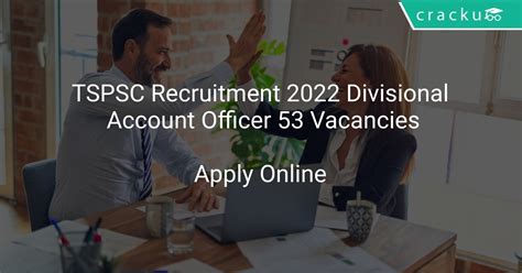 TSPSC DAO Notification 2024 53 Divisional Accounts ... - free job alert