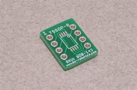 TSSOP-8 Breakout - SMD Breakout Board - BC Robotics