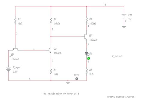 TTL NAND GATE - Multisim Live